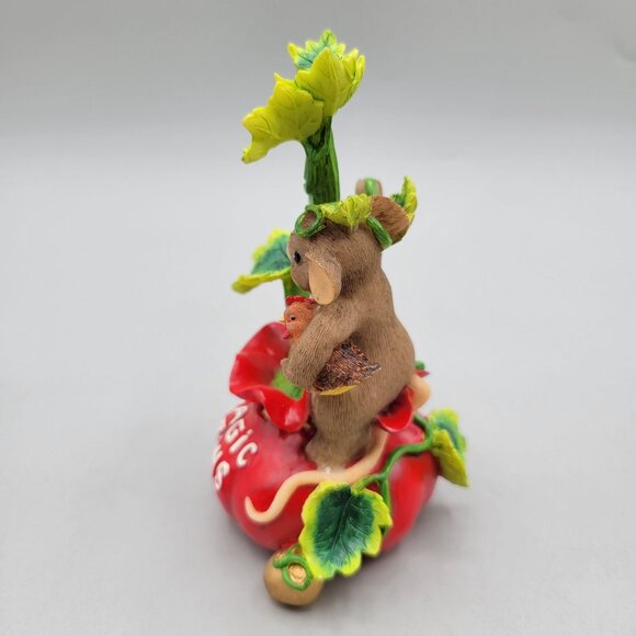 Charming Tails Grow Your Dreams Big Figurine Magic Beans - Picture 2 of 7